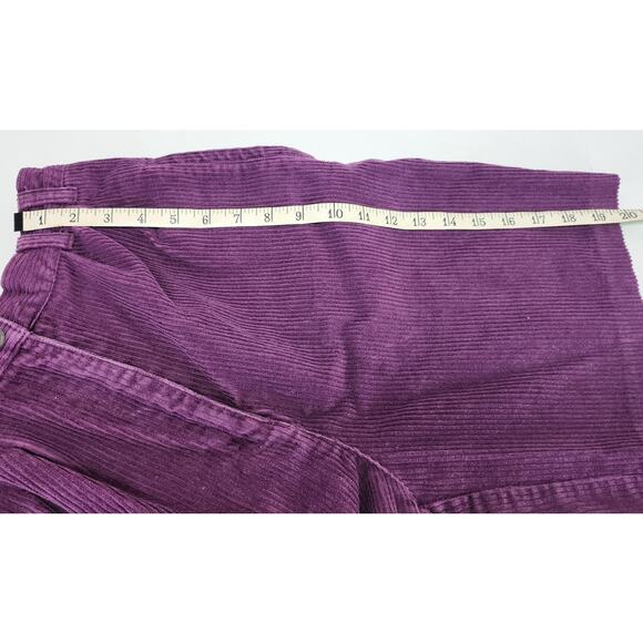 Cj Banks Purple Corduroy Shorts Womens Medium High Waist Casual Fall Shorts - Picture 5 of 8